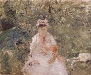 Berthe Morisot The biddy holding the infant oil painting reproduction